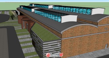 旧工厂改造焕新 SketchUp模型库与网站建设融合的创新发展