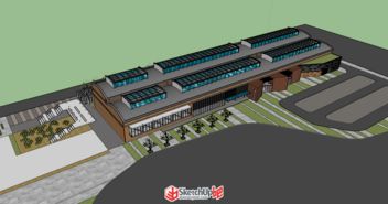 旧工厂改造焕发新生 SketchUp模型库与专业网站建设